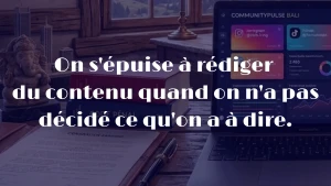 s'épuiser rédiger contenu réseaux sociaux newsletter