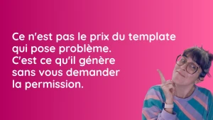 template WordPress ou site sur mesure