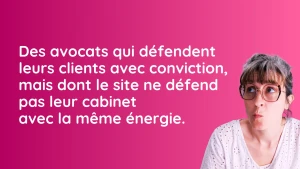 création site internet pour cabinet avocat